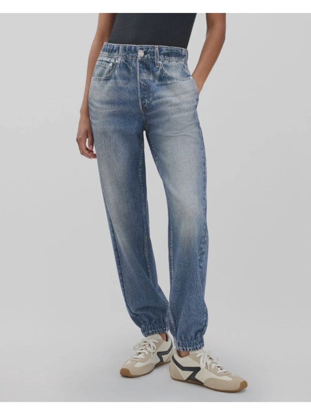 EUC Rag & Bone  Miramar Sweatpant Jean Joggers Pants printed womens M